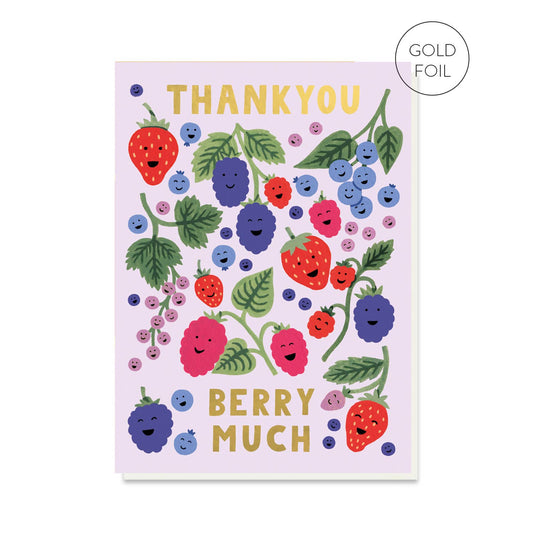 Thank You Berry Much Card