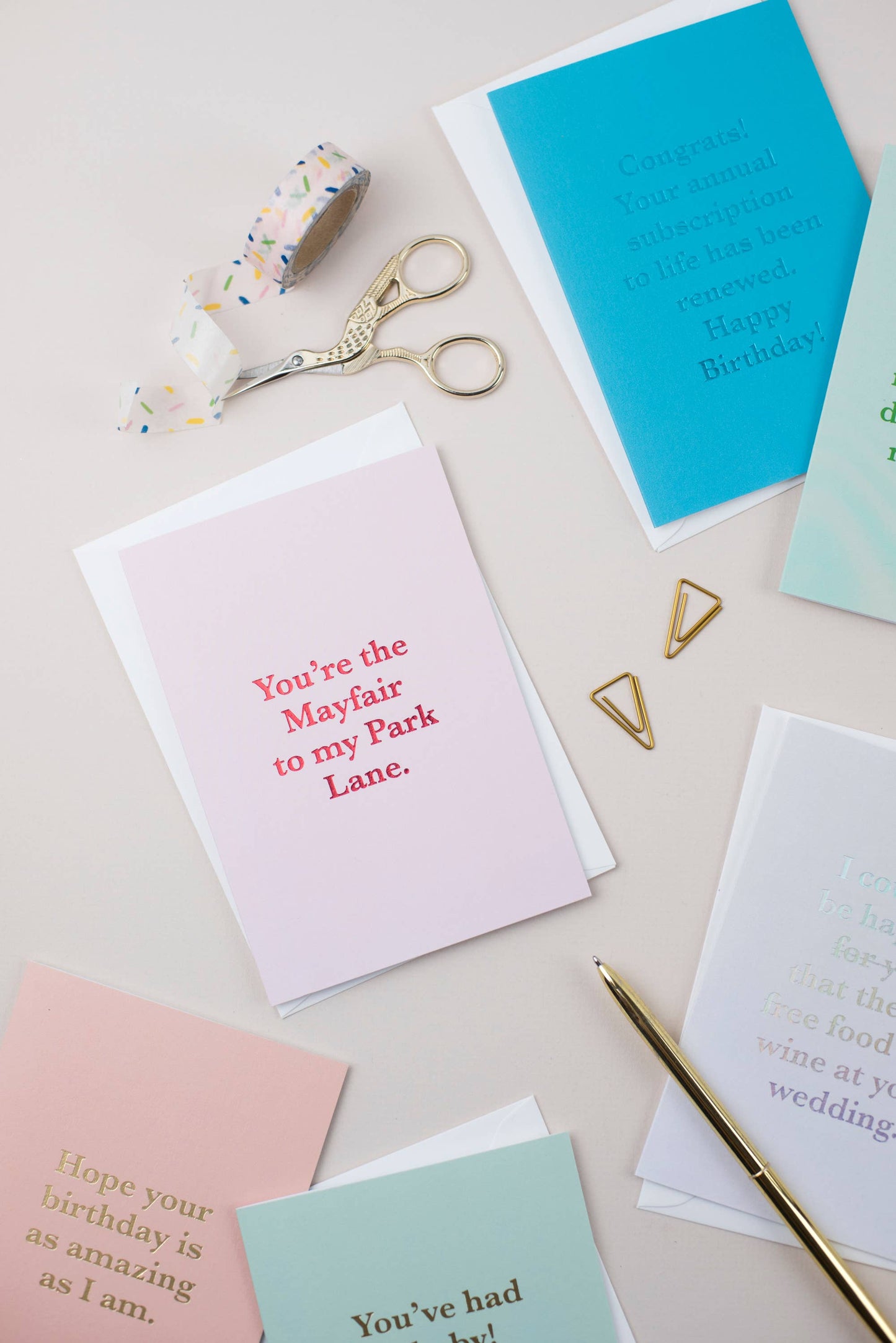 Mayfair Park Lane | Valentine's Greeting Card | Anniversary