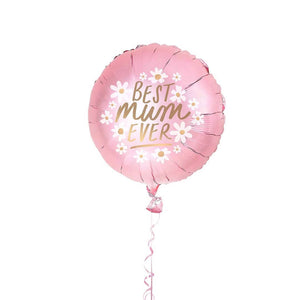 Pink 'Best Mum Ever' Inflated Foil Balloon