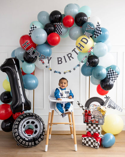 Miles per Hour Happy Birthday Banner