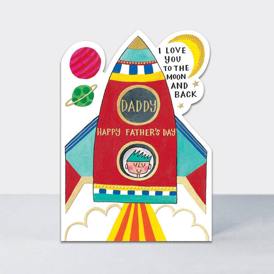 Father's Day Cookie Cutters - I Love You To The Moon