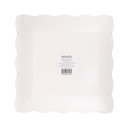 Cowgirl Pattern Paper Plate