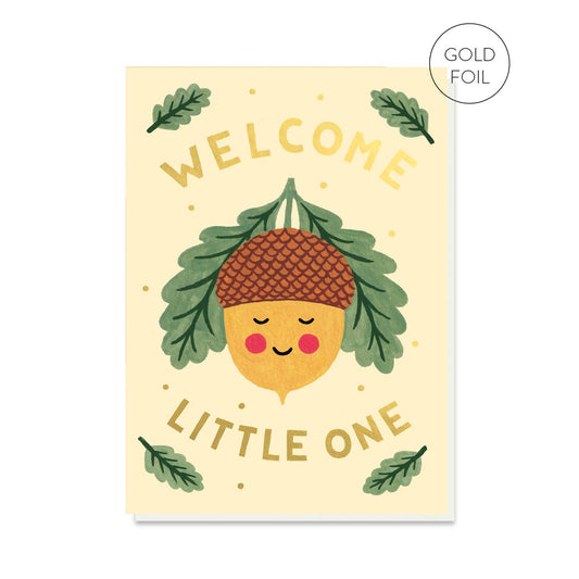Little Acorn New Baby Card | Gender Neutral Baby Card: Celo bags