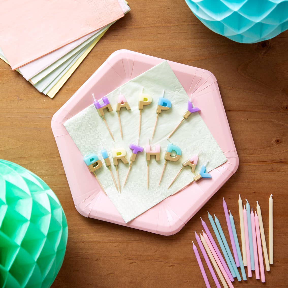 Pastel Paper Napkins