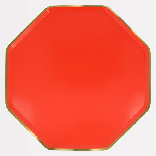 Berry Red Dinner Plates by Meri Meri