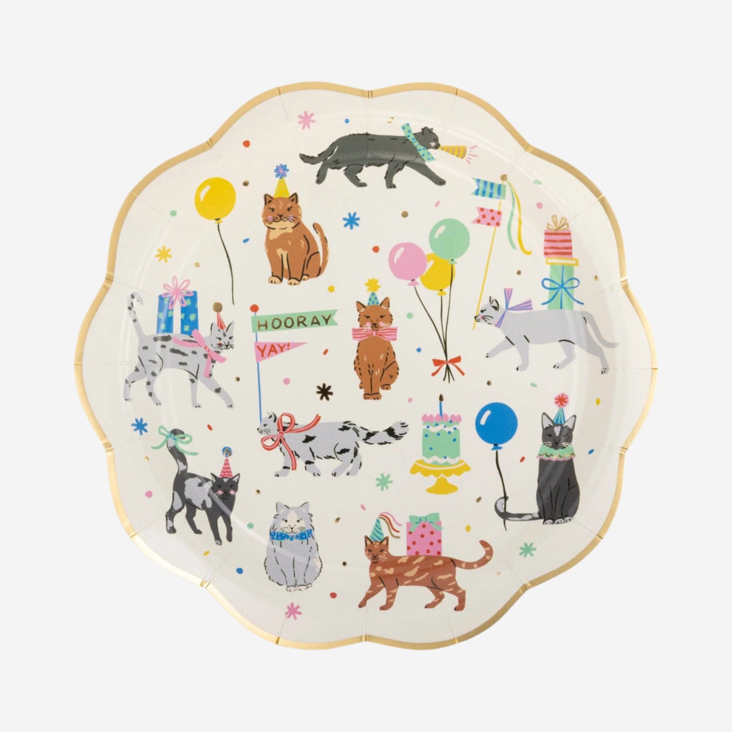 Cat Party Plate