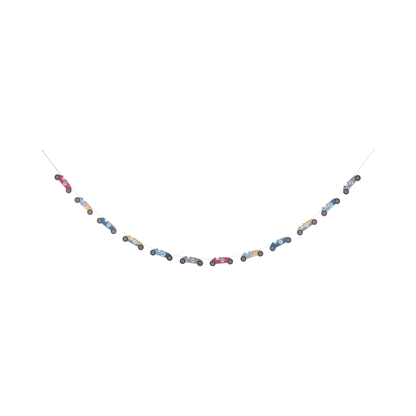 Miles per Hour Happy Birthday Banner