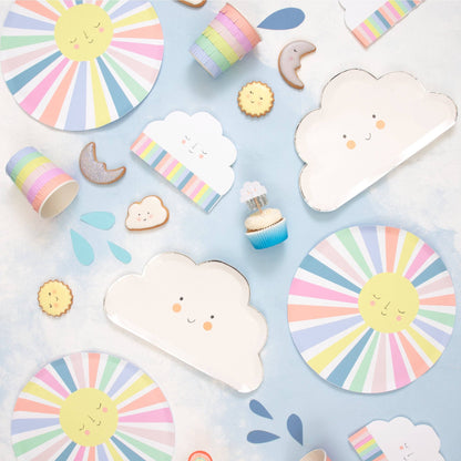 Rainbow Sun Cups by Meri Meri