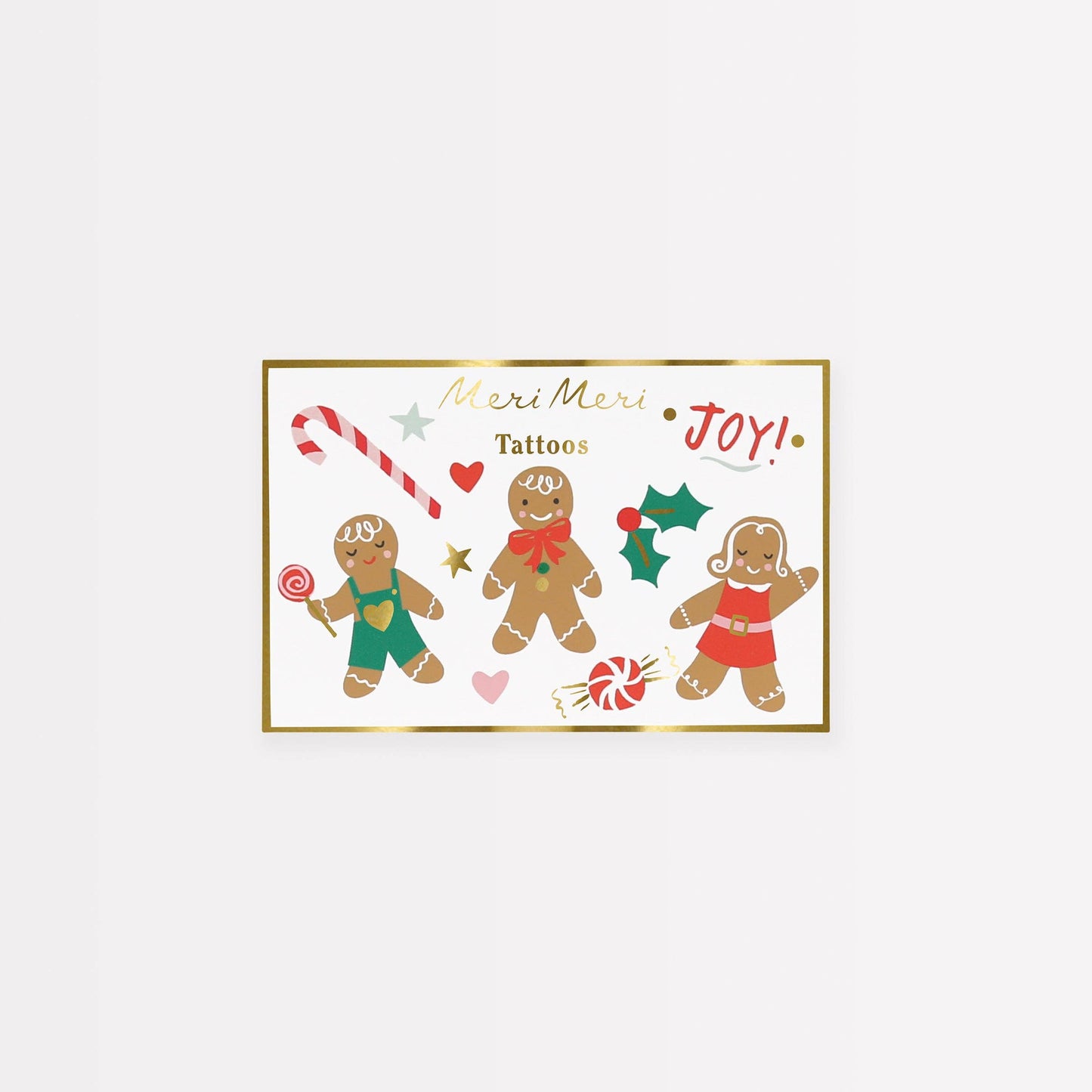 Gingerbread Temporary Tattoos by Meri Meri