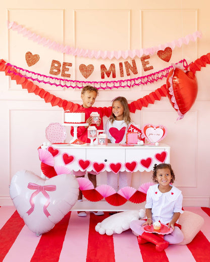 Be Mine Glitter Banner