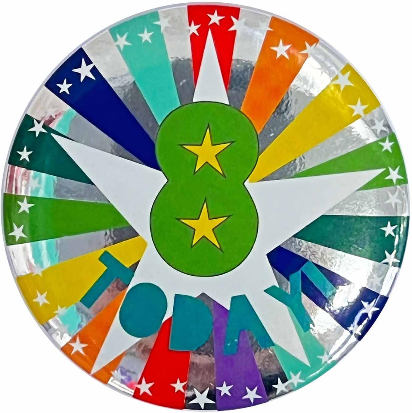 Colorful Birthday Badges - Ages 4 to 10 Today