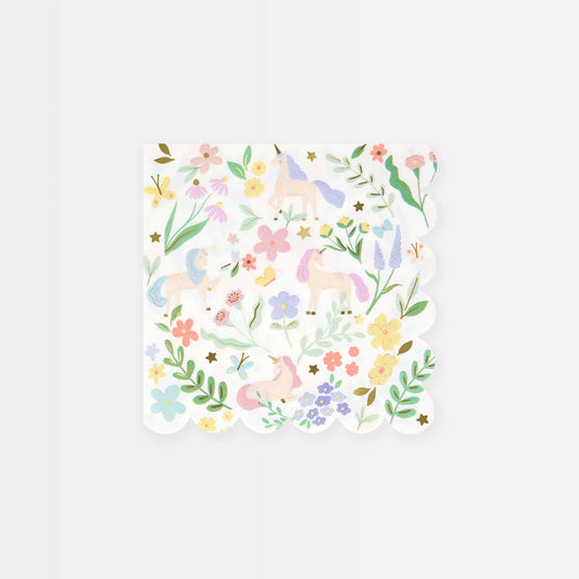 Meadow Unicorns Small Napkins by Meri Meri