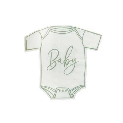 Sage Babygrow Paper Napkins