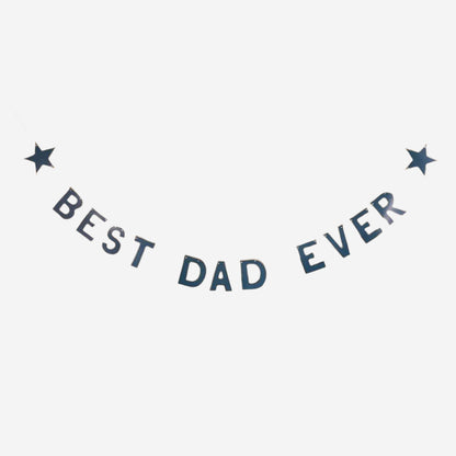 Navy Best Dad Ever Banner