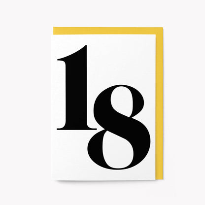 18th Birthday - Greeting Card