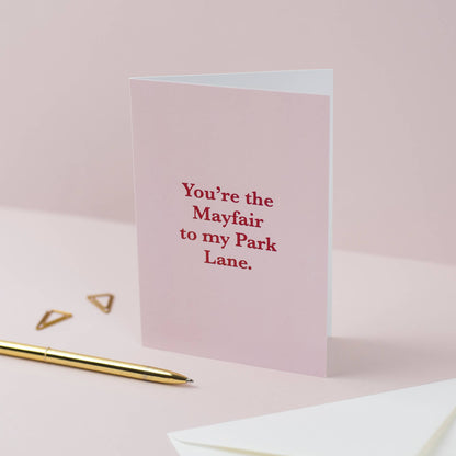 Mayfair Park Lane | Valentine's Greeting Card | Anniversary