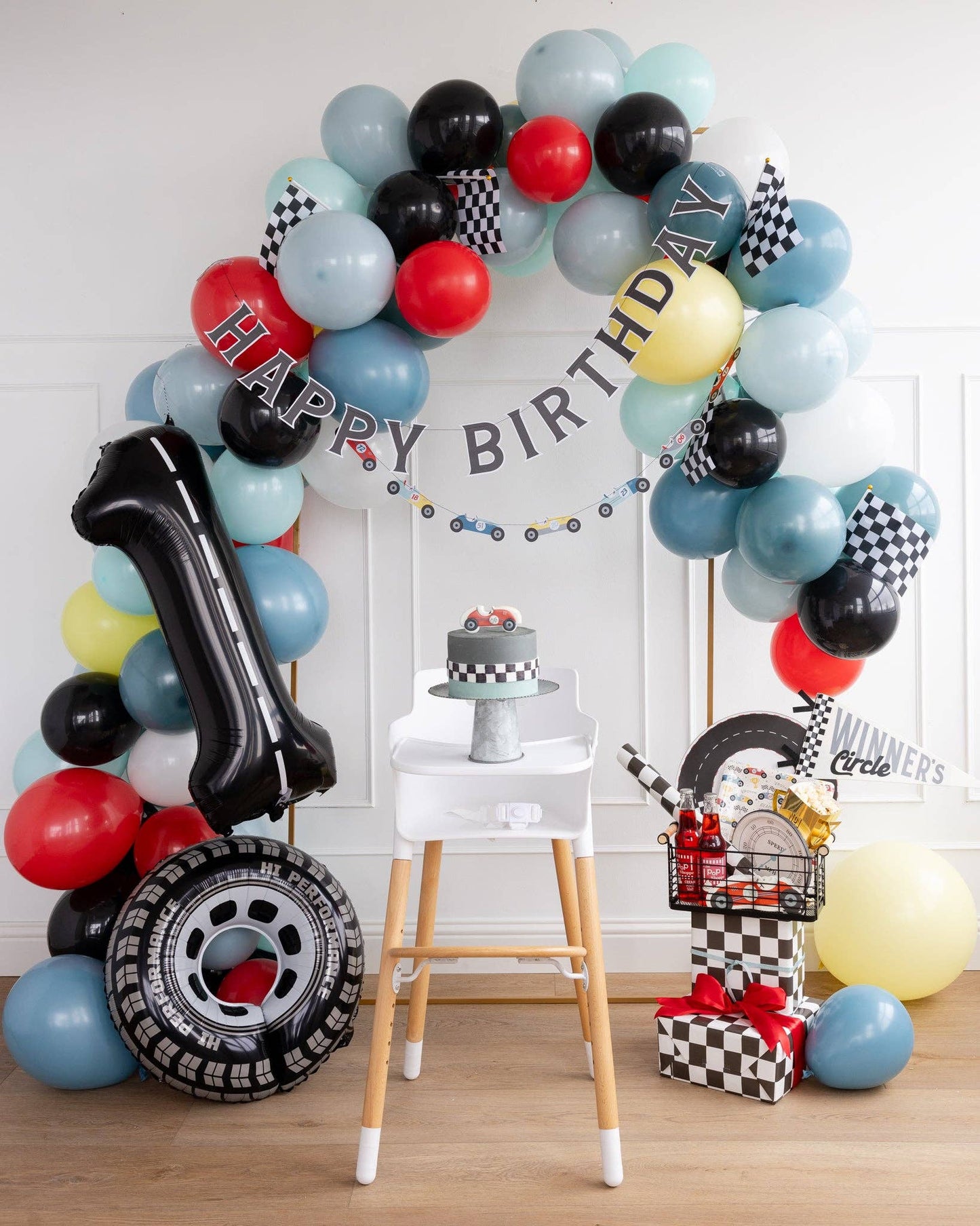 Miles per Hour Happy Birthday Banner