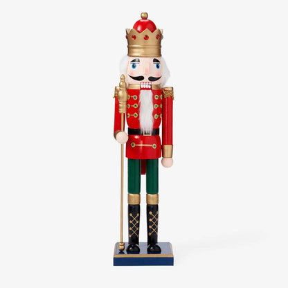 Large Traditional Christmas Wooden Nutcracker - 50cm