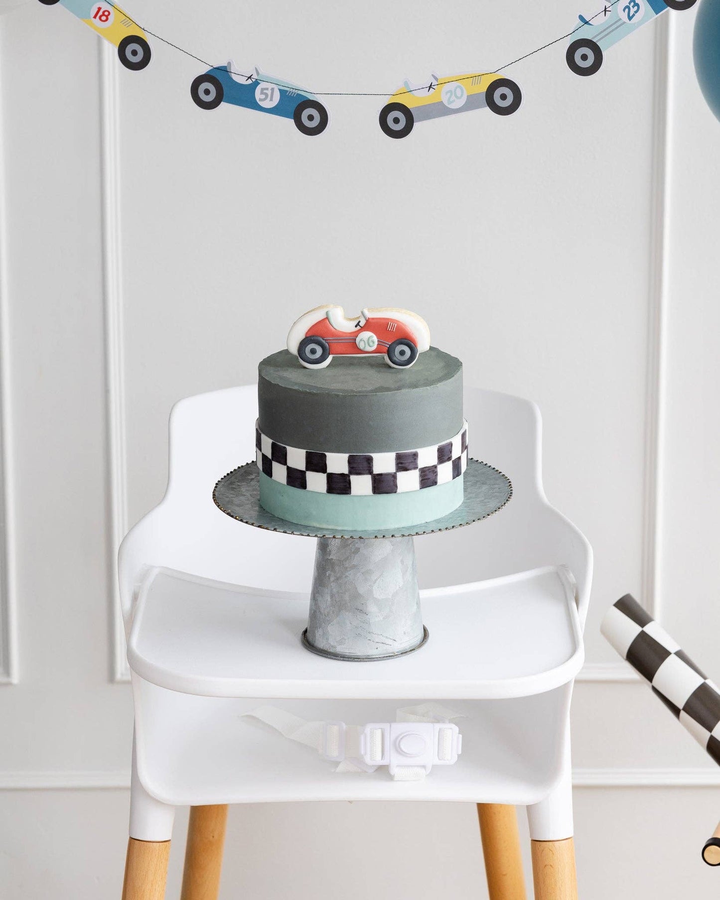 Miles per Hour Happy Birthday Banner