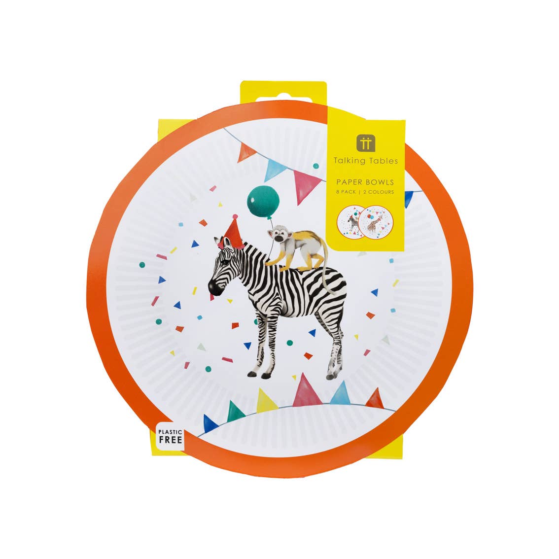 Safari Animal Paper Bowls