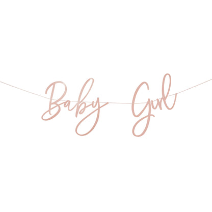 Pink Baby Girl Banner