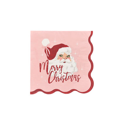 Vintage Santa Paper Napkins - Pack of 16
