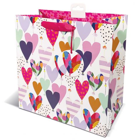 Large Heart Gift Bag