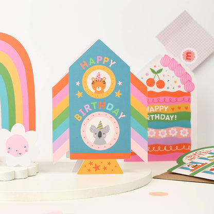 Rocket Birthday Card