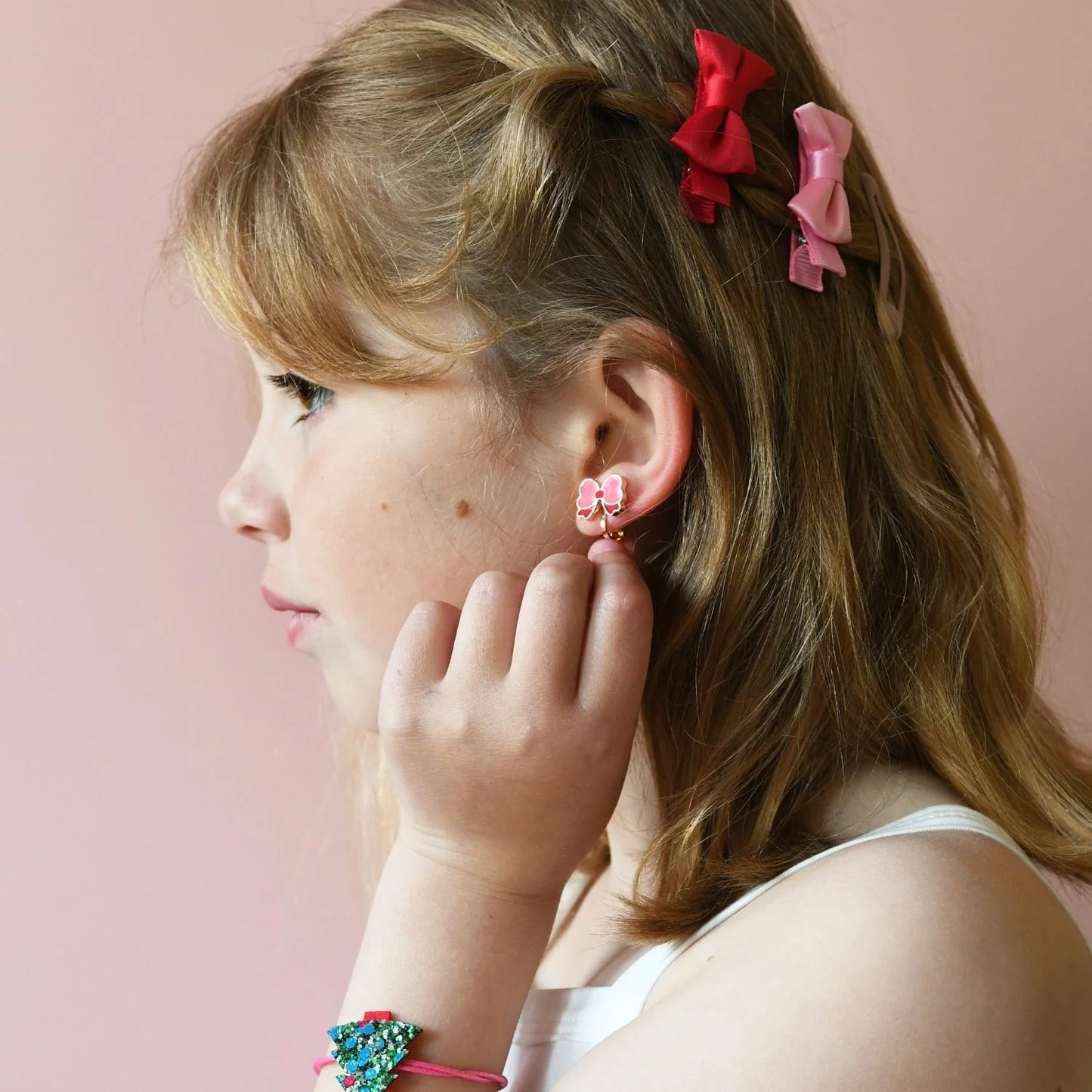 Jolly Christmas Clip On Earrings by Rockahula