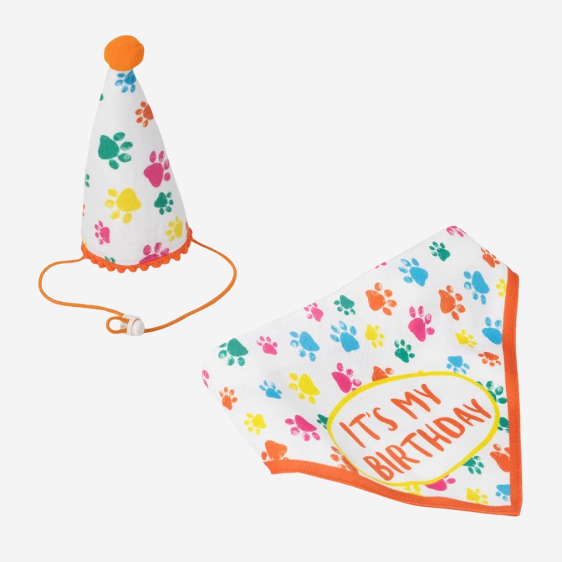 Dog Party Hat and Birthday Bandana