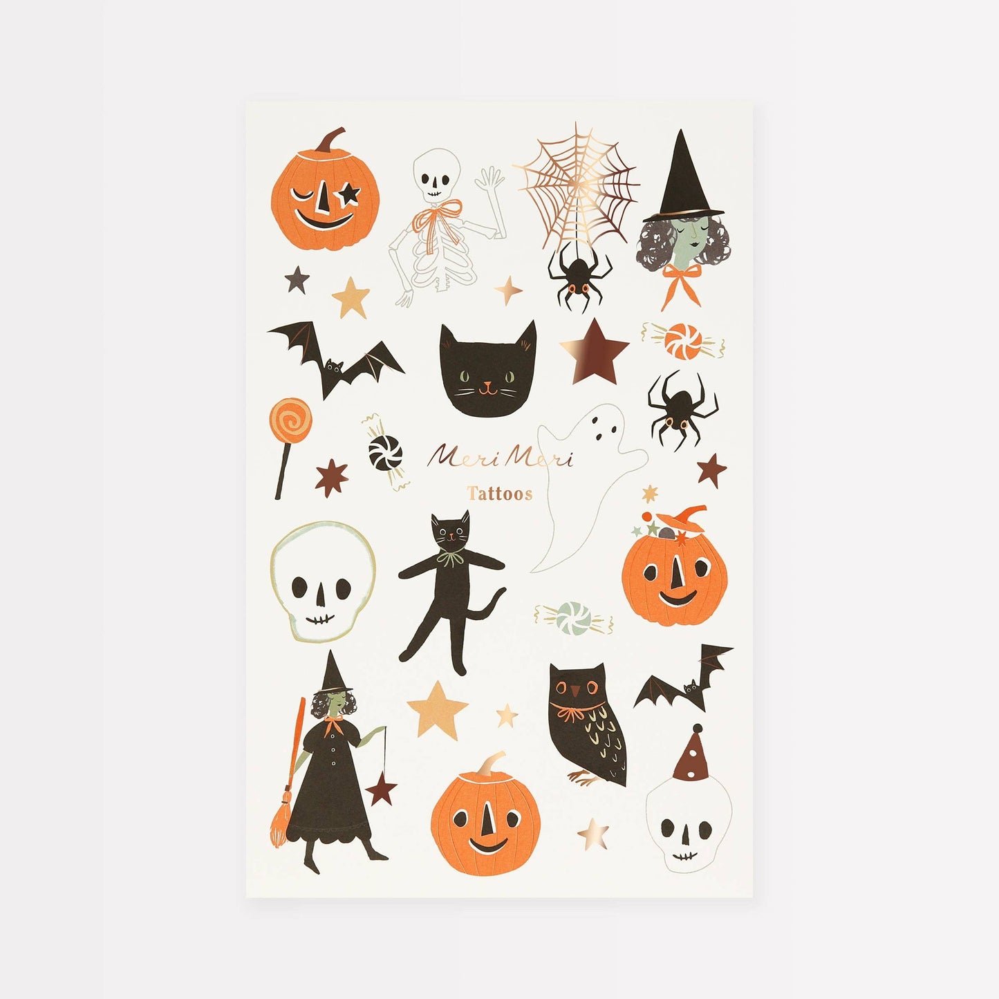 It's Halloween! Temporary Tattoos by Meri Meri