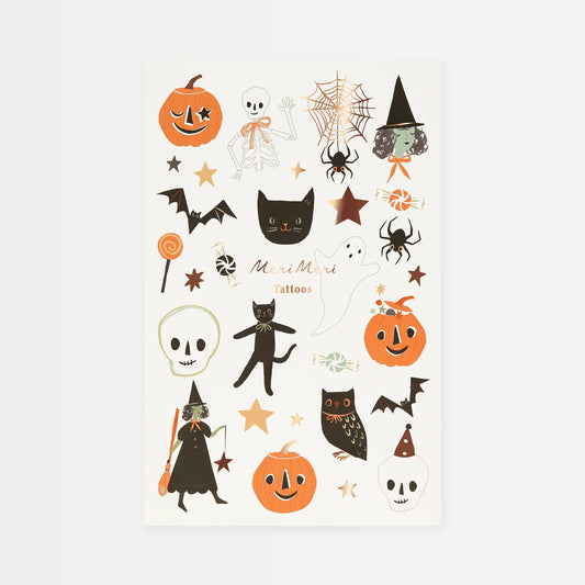 It's Halloween! Temporary Tattoos by Meri Meri