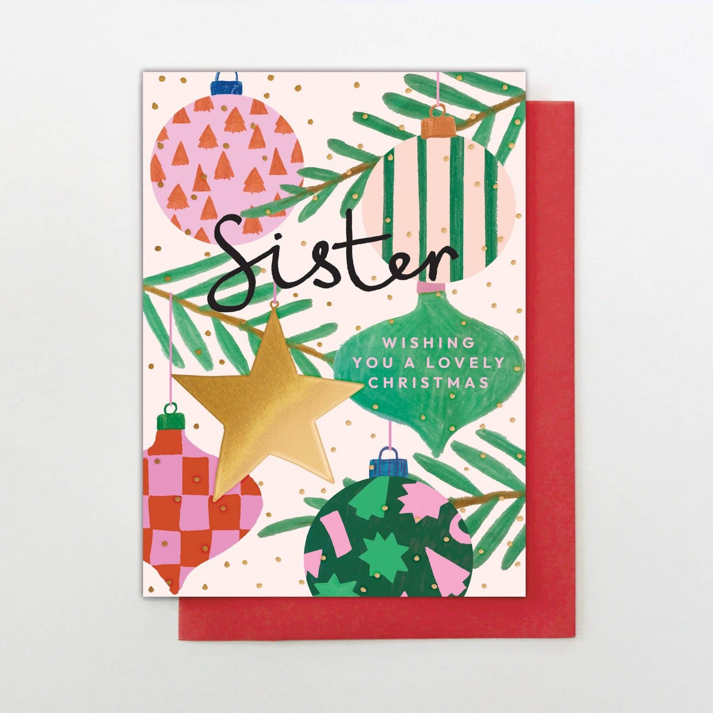 Wishing You A Lovely Christmas Sister