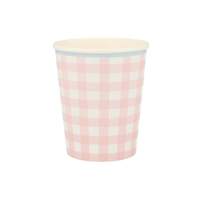 Gingham Cups by Meri Meri