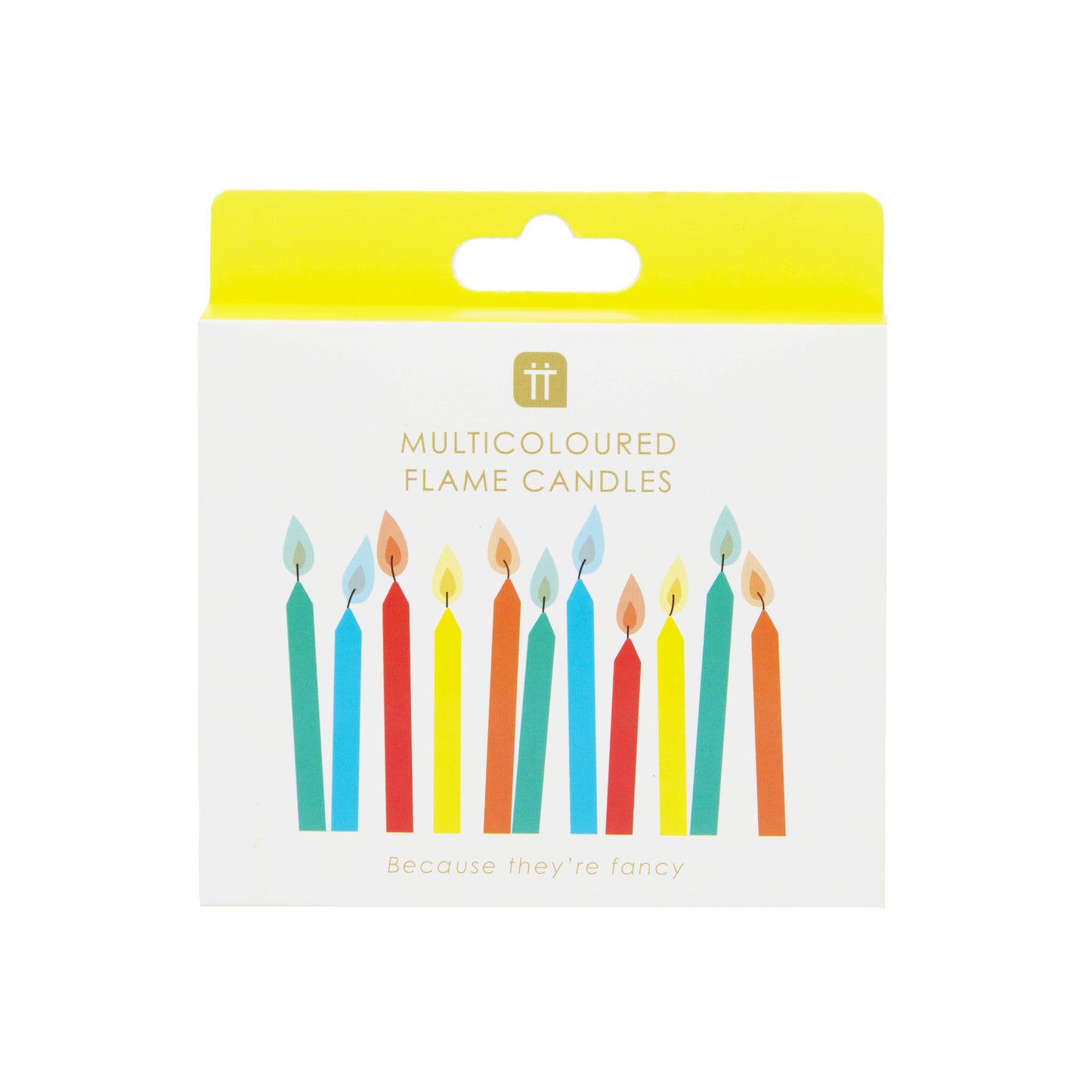 Coloured Flame Birthday Candles
