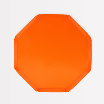 Pumpkin Orange Side Plates by Meri Meri