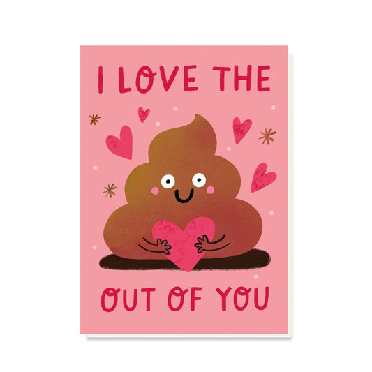 Poop Anniversary Card | Foiled Cards |Quirky Cards: Naked (Plastic-free!)