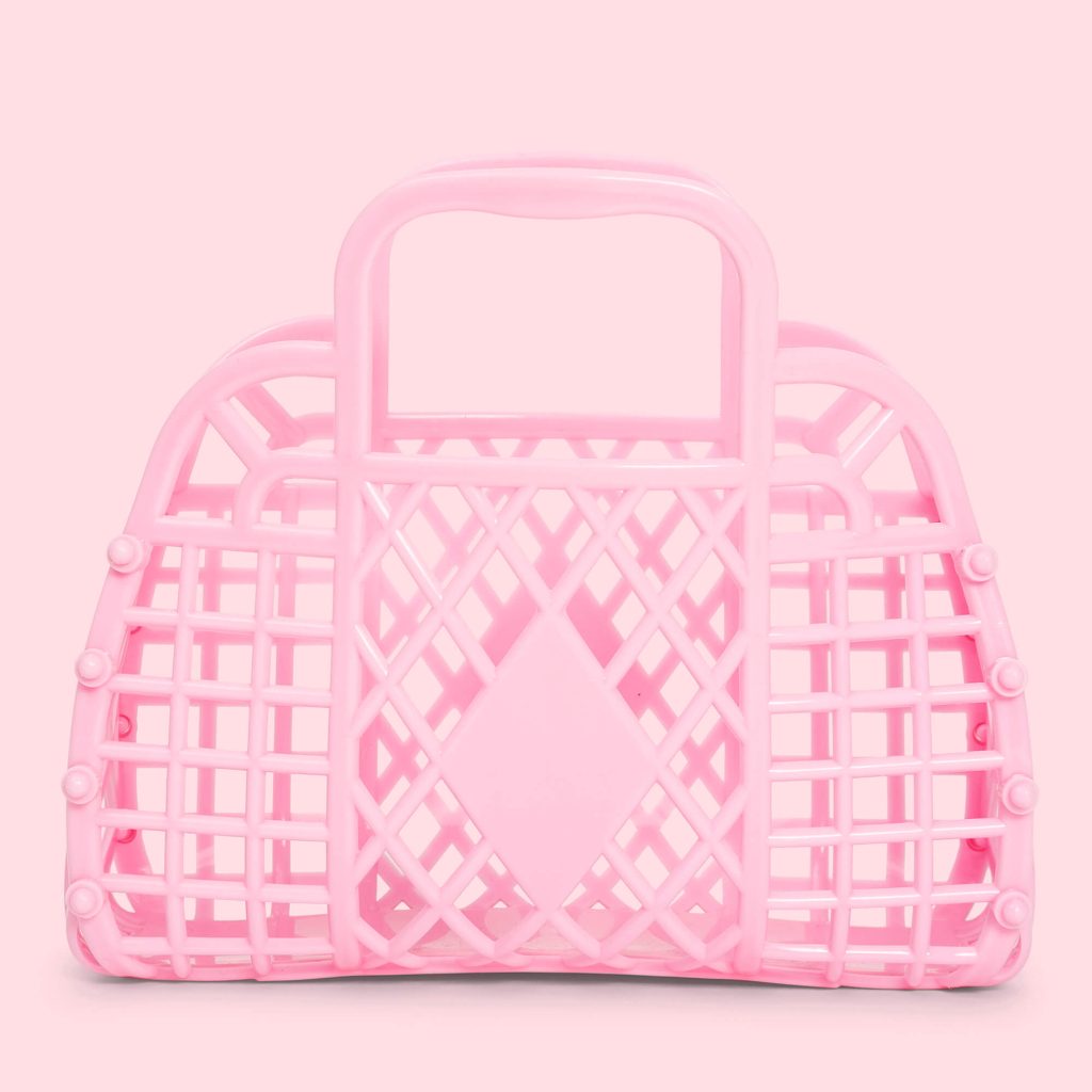 Retro Basket Jelly Bag - Mini | Bubblegum Pink
