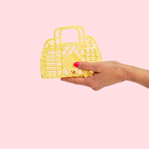Retro Basket Jelly Bag - Mini | Yellow