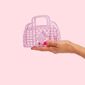 Retro Basket Jelly Bag - Mini | Lilac