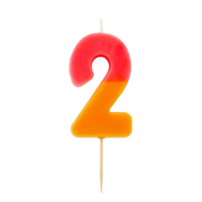 Multicoloured Number Candles