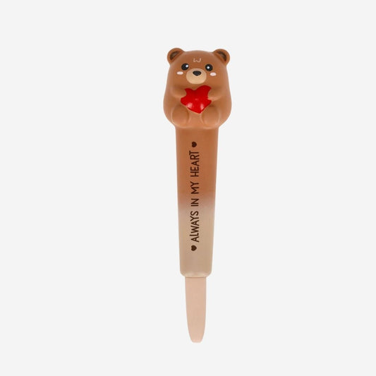 Always In My Heart Teddy Bear Squishy Gel Pen - Legami