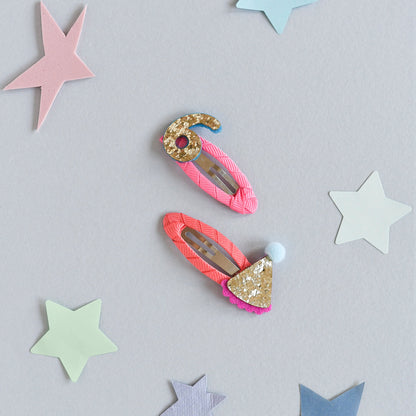 Birthday Glitter Clips