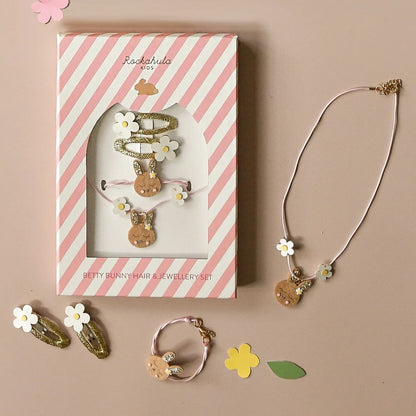 Betty Bunny Hair & Jewellery Set