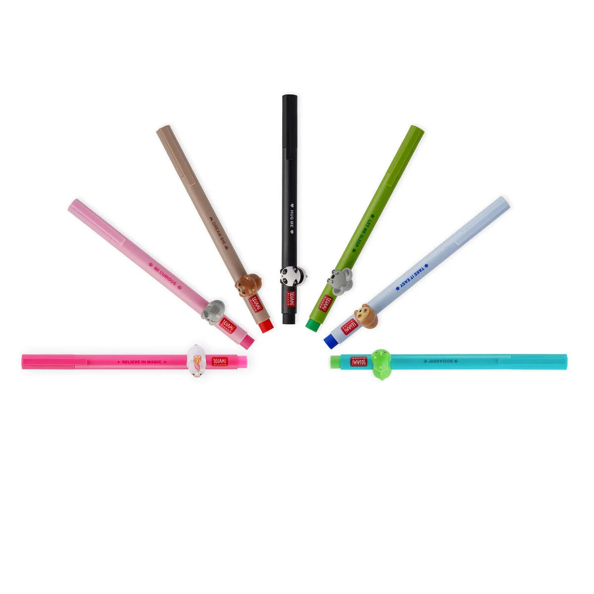 Legami Gel Pen with "Believe in Magic" Unicorn Animal Decoration - Lovely Friends