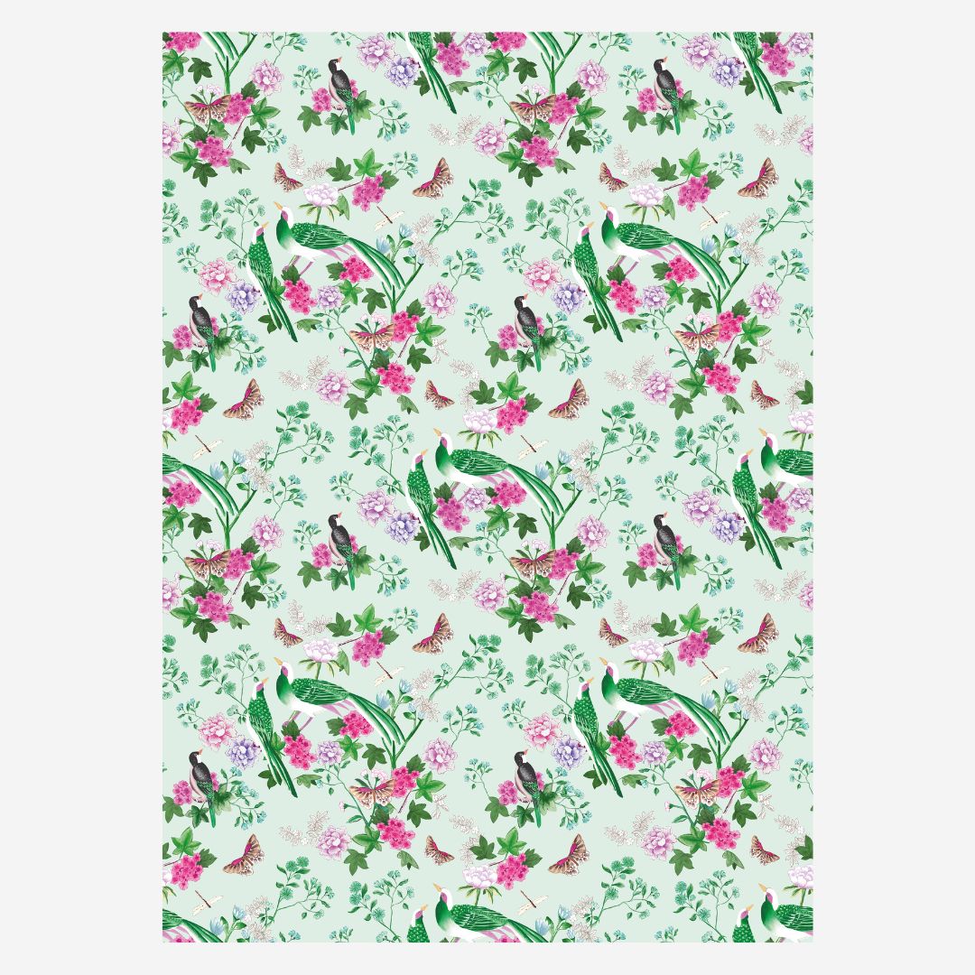 Heritage Chinoiserie Wrapping Paper Roll