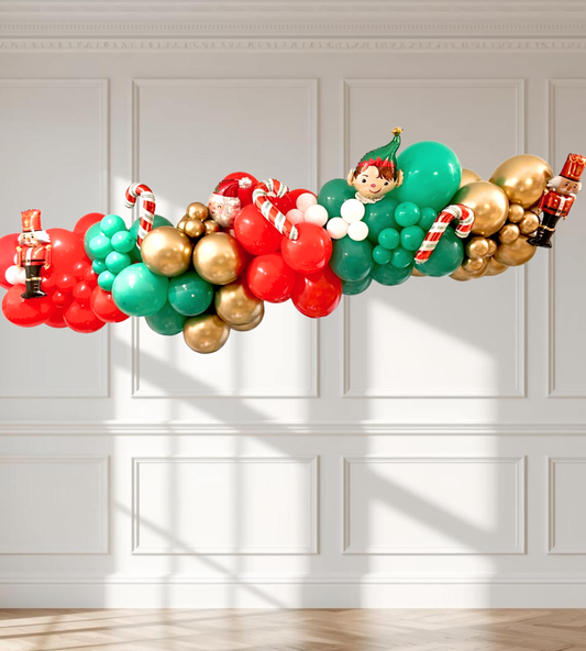 Inflated Christmas Balloon Garland