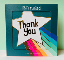 thank-you-Shooting-star-cards-rainbow-papaer-saland