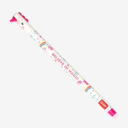 Legami Erasable Gel Pen - Unicorn - Blue