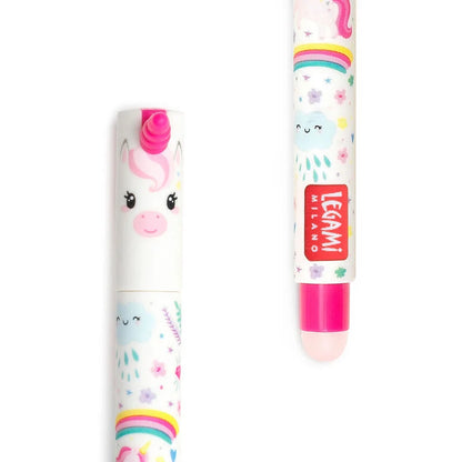 Legami Erasable Gel Pen - Unicorn - Blue